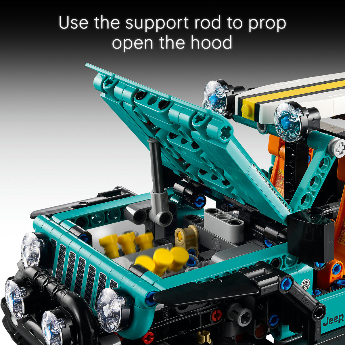 LEGO Technic 42227  Jeep Wrangler Rubicon SUV-4