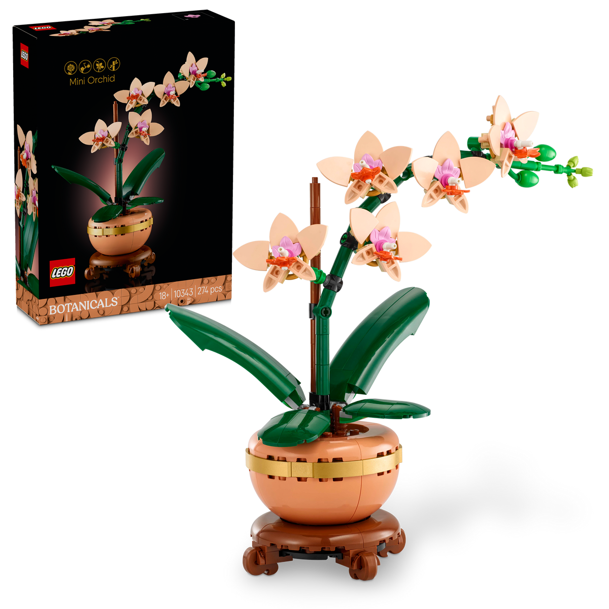 LEGO Icons 10343 Mini Orchid-1