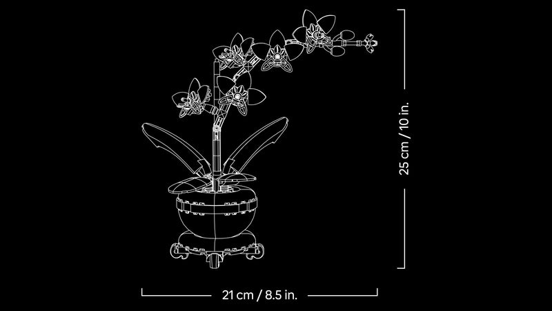 LEGO Icons 10343 Mini Orchid-4