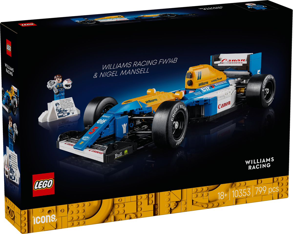 LEGO Icons 10353 Williams Racing FW14B & Nigel Mansell