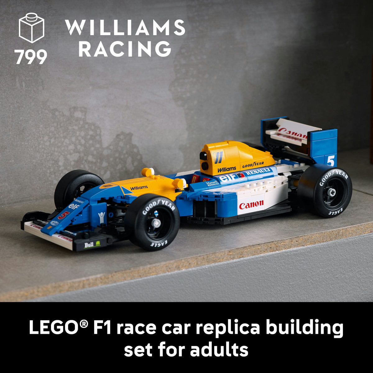 LEGO Icons 10353 Williams Racing FW14B & Nigel Mansell