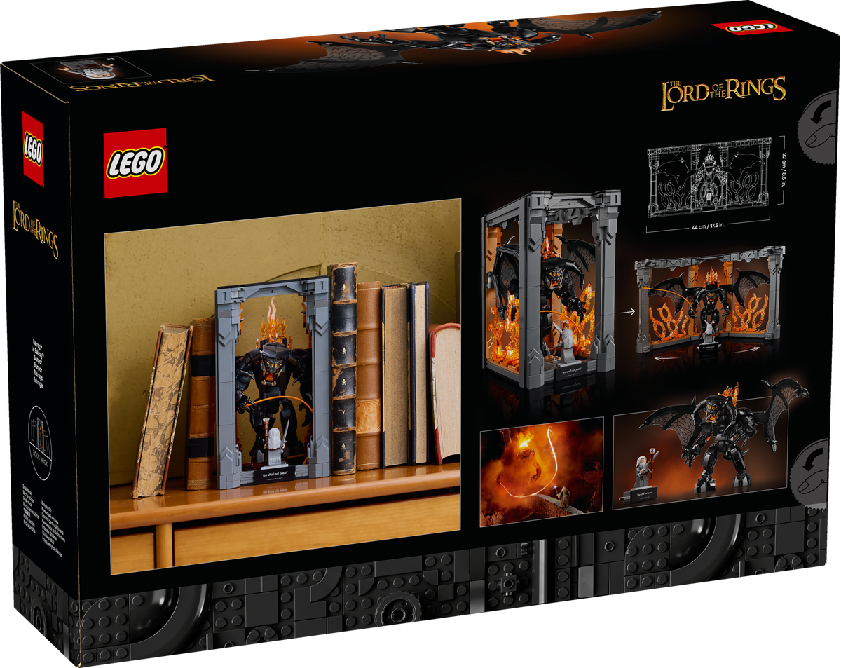 LEGO Icons 10367 The Lord of the Rings: Balrog Book Nook-3