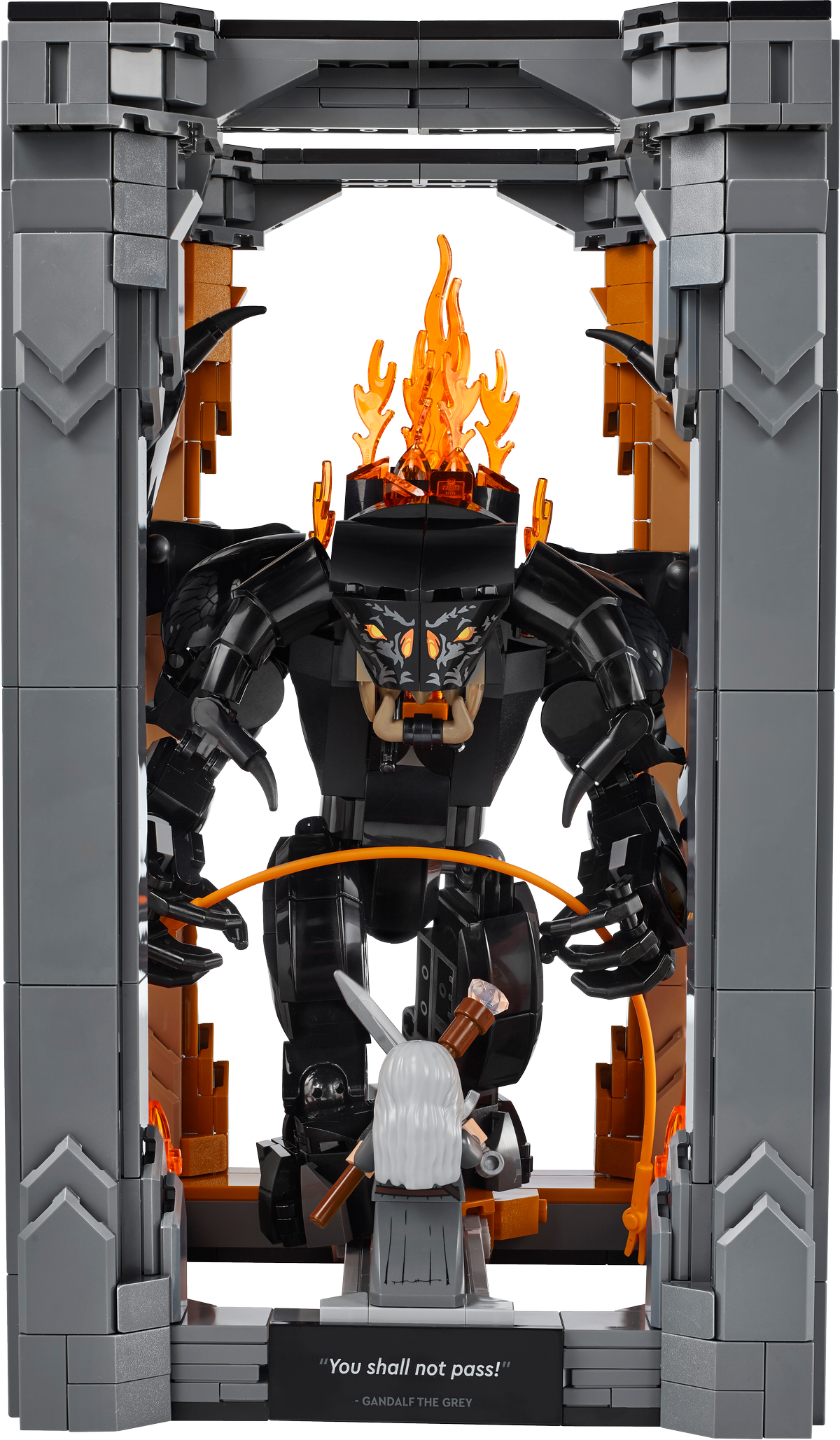 LEGO Icons 10367 The Lord of the Rings: Balrog Book Nook-5
