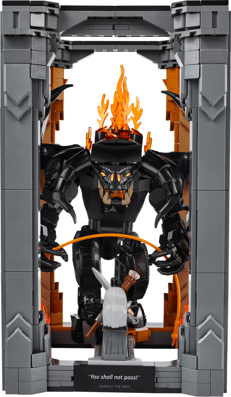 LEGO Icons 10367 The Lord of the Rings: Balrog Book Nook-5
