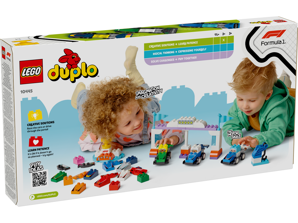 LEGO Duplo 10445 F1 Team Race Cars & Drivers-3