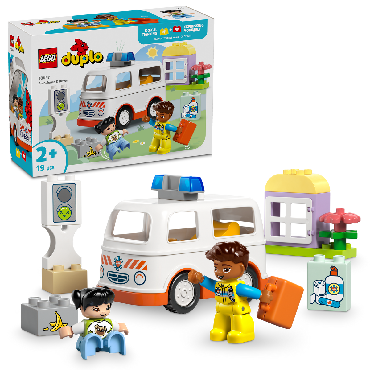 LEGO Duplo 10447 Ambulance & Driver-1