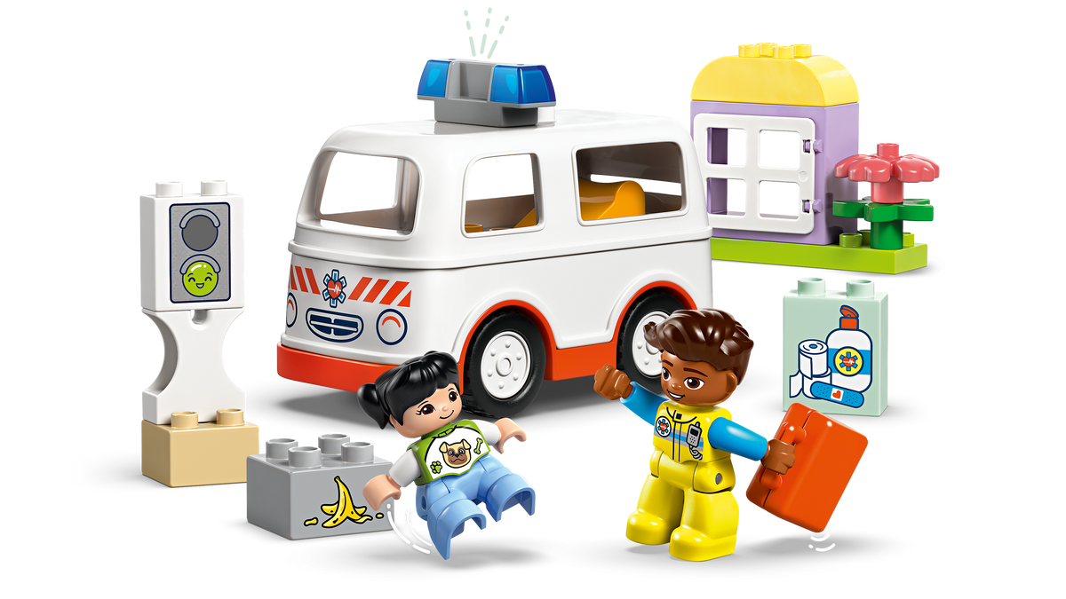 LEGO Duplo 10447 Ambulance & Driver-5