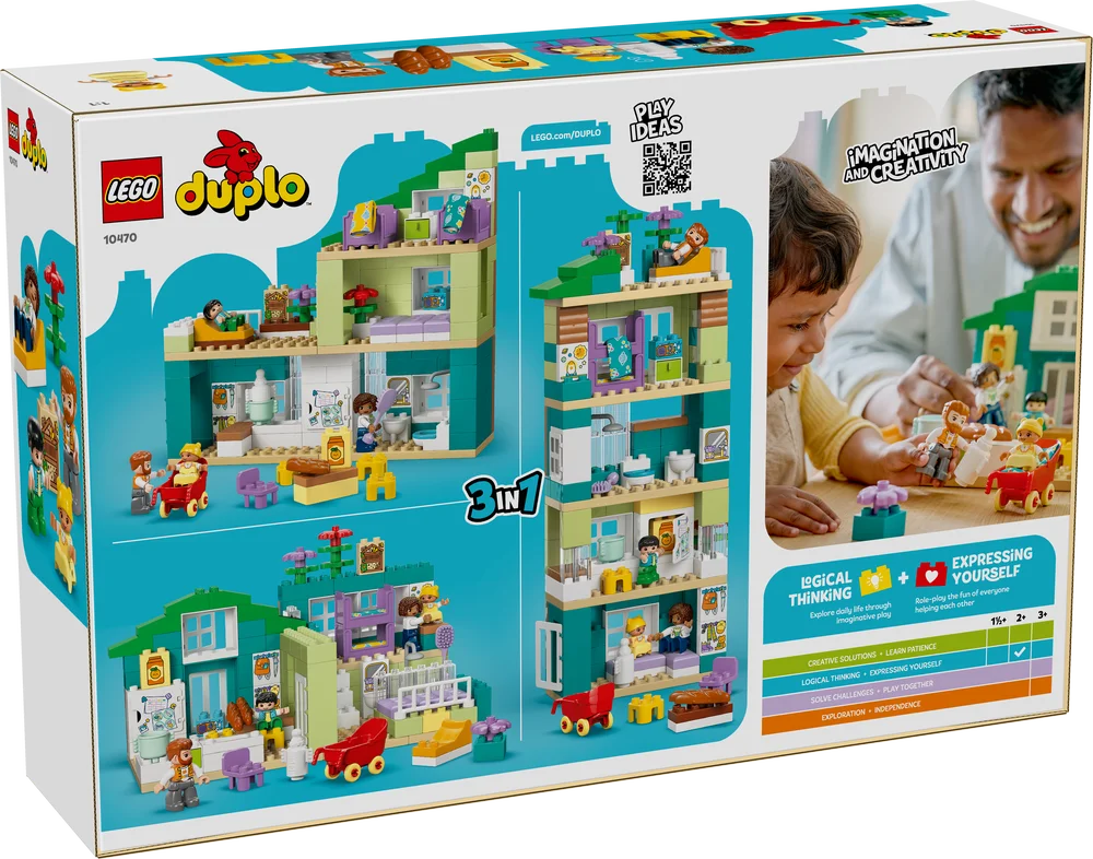 LEGO DUPLO 10470 3 in 1 Modern Family House with Figures-4