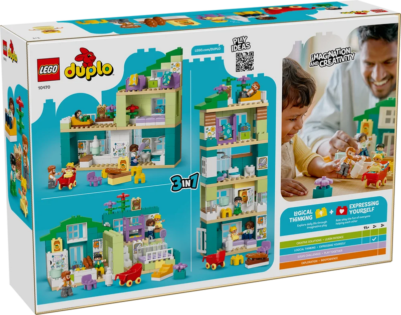 LEGO DUPLO 10470 3 in 1 Modern Family House with Figures-4