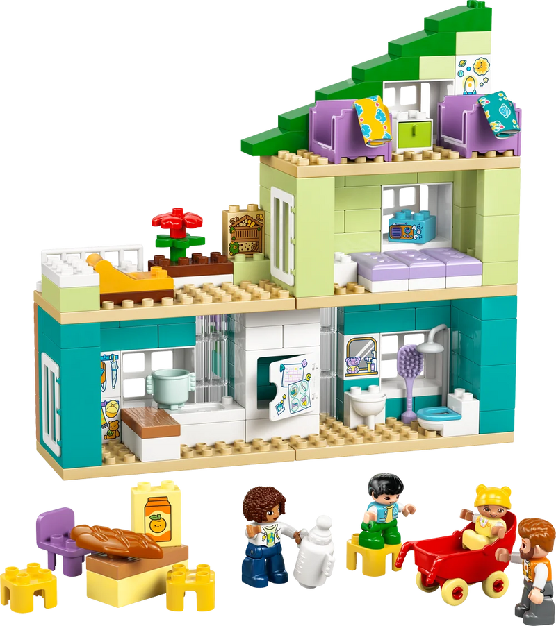 LEGO DUPLO 10470 3 in 1 Modern Family House with Figures-3