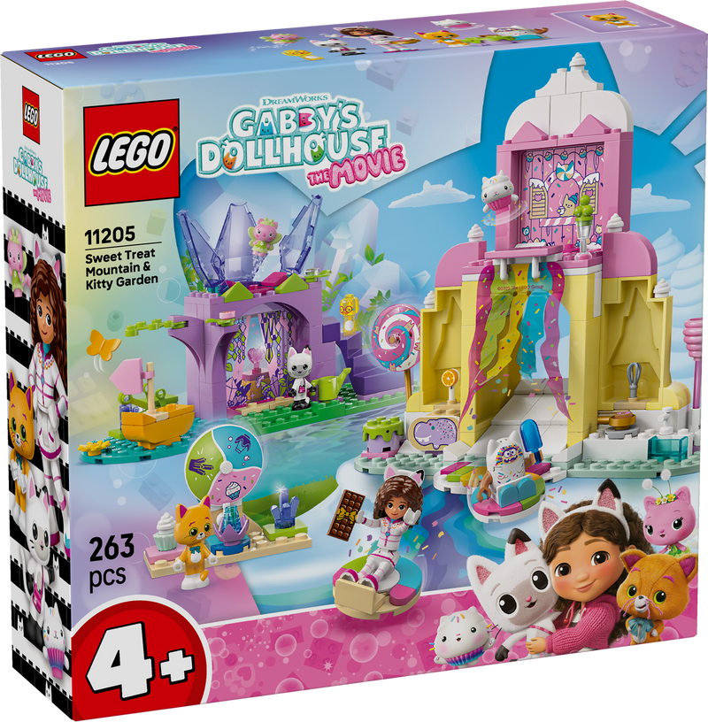 LEGO Gabby's Dollhouse 11205 Sweet Treat Mountain & Kitty Garden-2