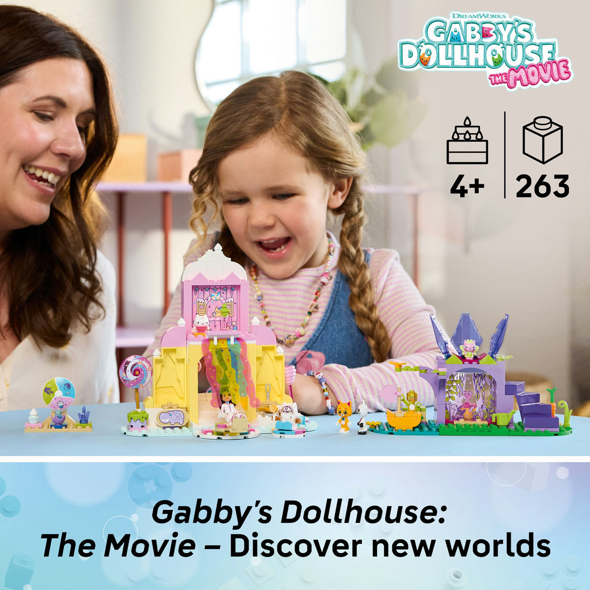 LEGO Gabby's Dollhouse 11205 Sweet Treat Mountain & Kitty Garden-4