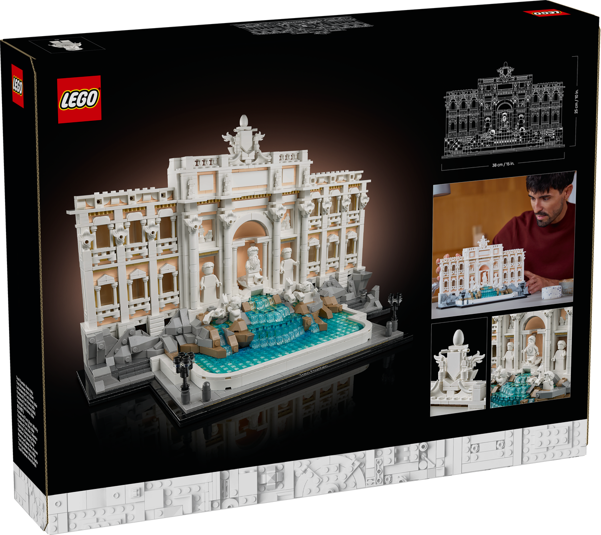 LEGO Architecture 21062 Trevi Fountain-3