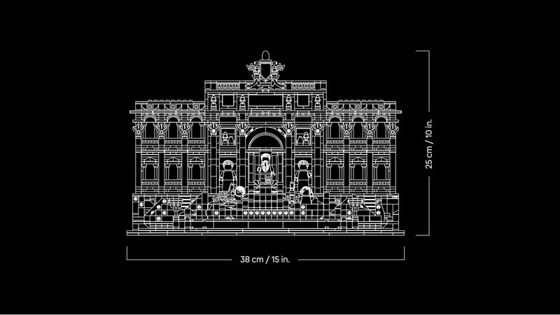 LEGO Architecture 21062 Trevi Fountain-7