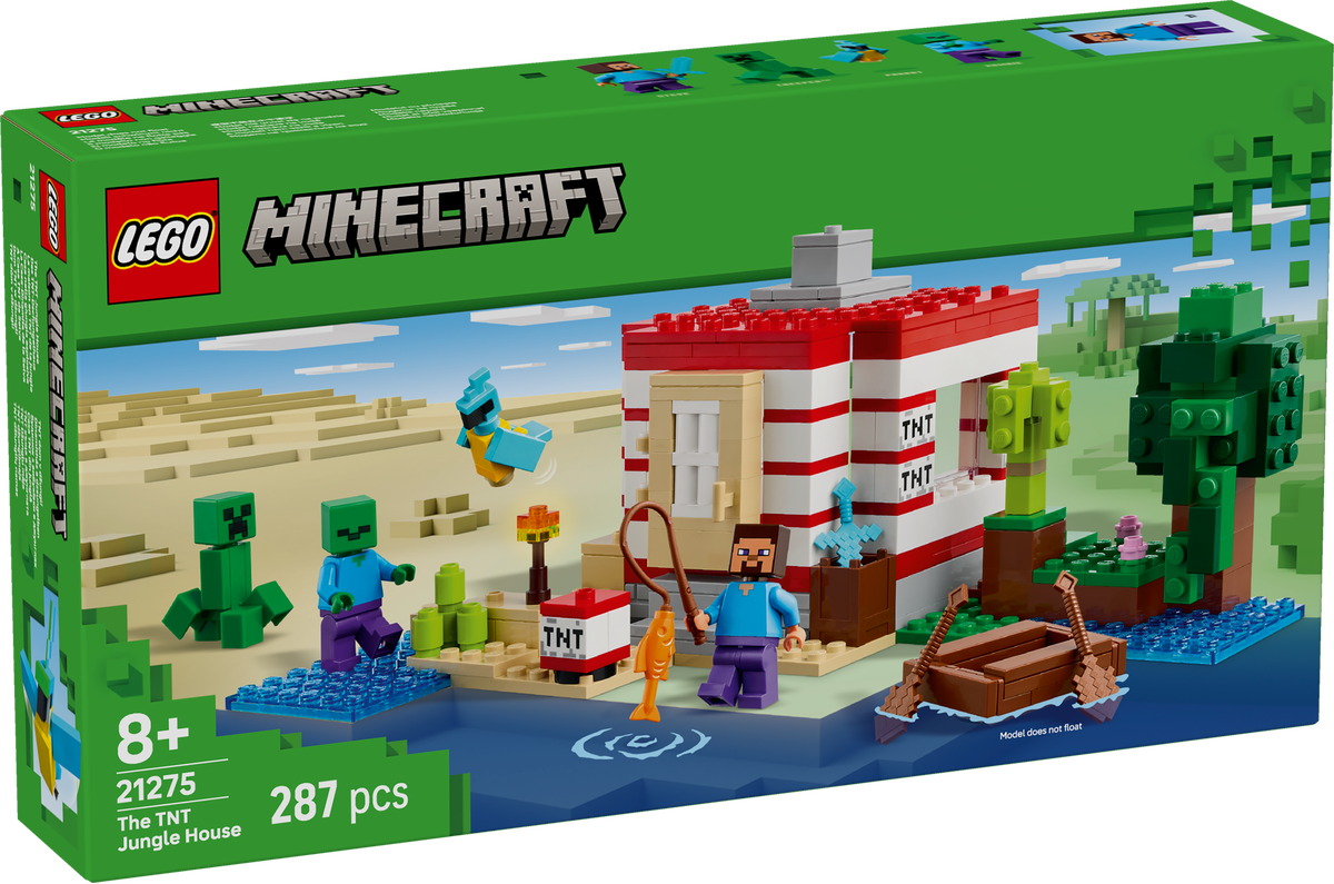 LEGO Minecraft 21275 The TNT Jungle House-2