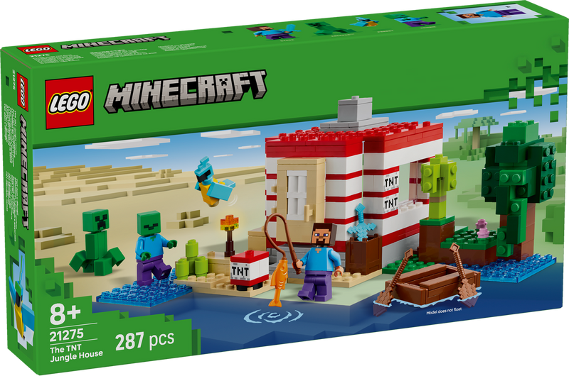 LEGO Minecraft 21275 The TNT Jungle House-2