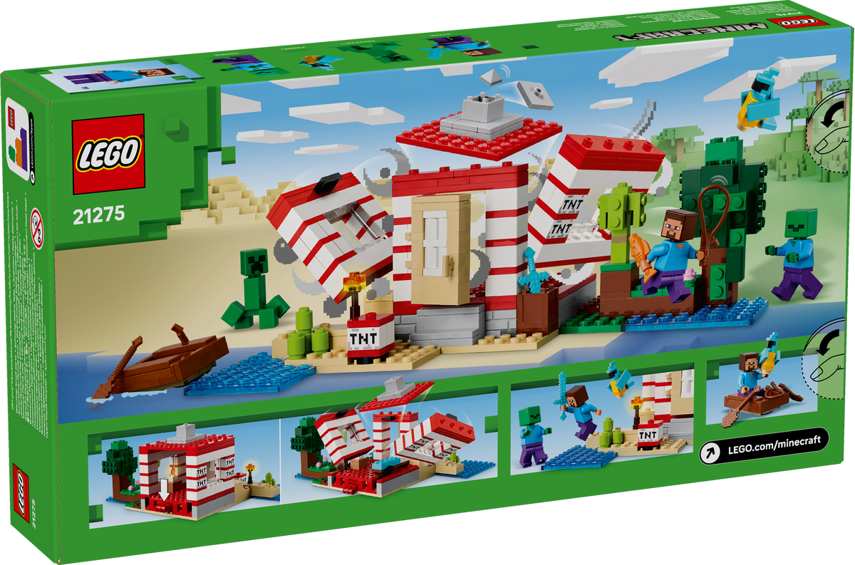 LEGO Minecraft 21275 The TNT Jungle House-3
