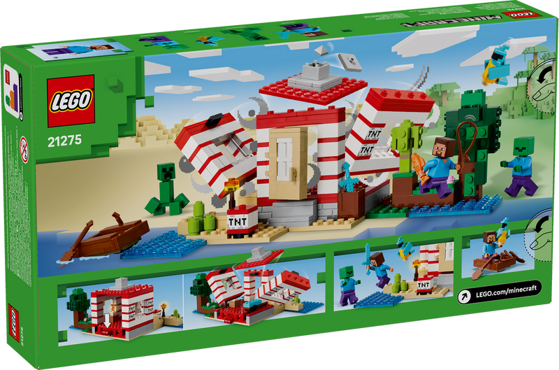 LEGO Minecraft 21275 The TNT Jungle House-3