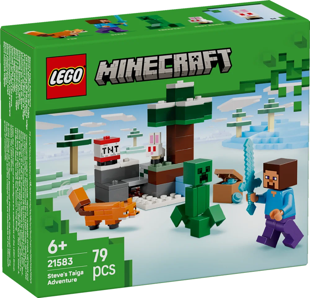 LEGO Minecraft 21583 Steve's Taiga Adventure-2