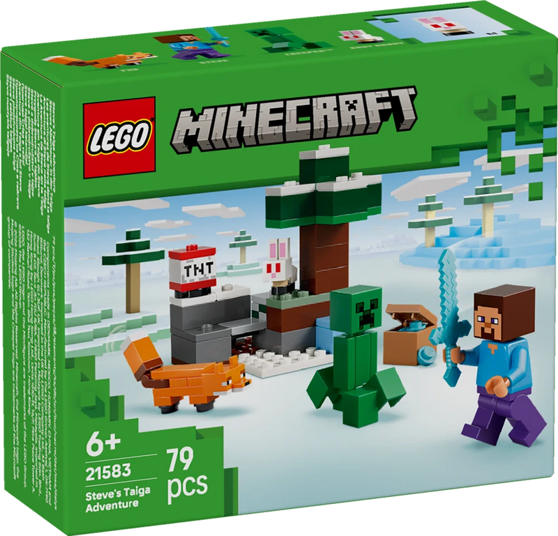 LEGO Minecraft 21583 Steve's Taiga Adventure-2