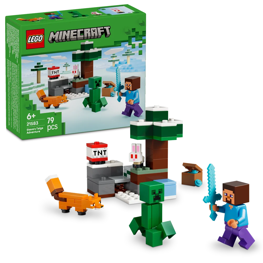 LEGO Minecraft 21583 Steve's Taiga Adventure-1