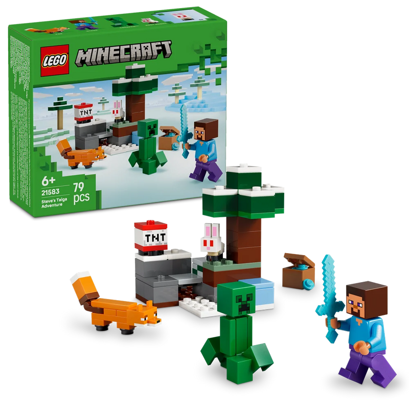 LEGO Minecraft 21583 Steve's Taiga Adventure-1