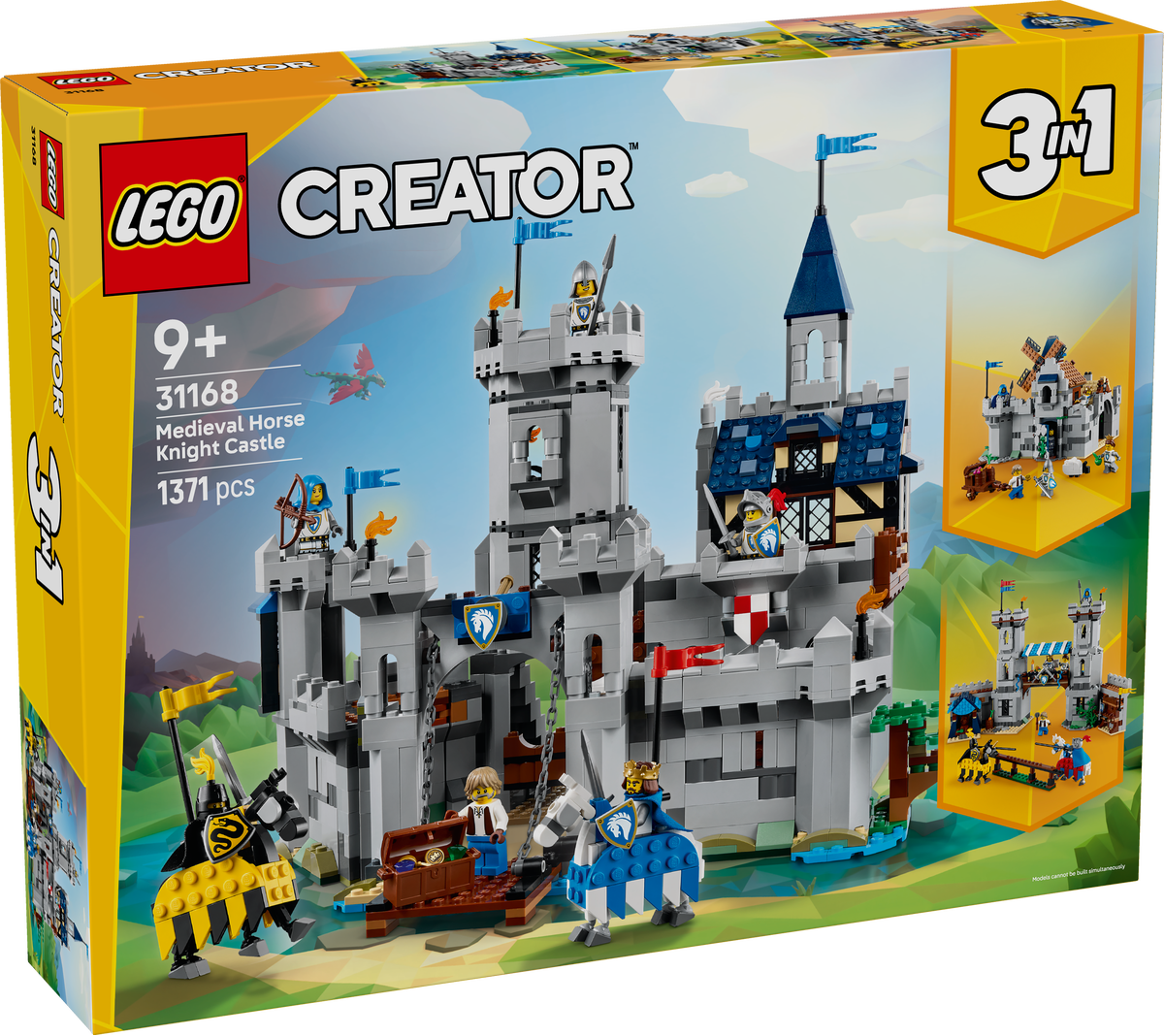 LEGO Creator 31168 Medieval Horse Knight Castle-2
