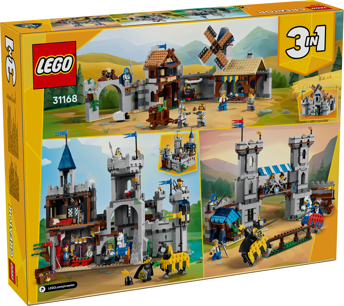 LEGO Creator 31168 Medieval Horse Knight Castle-3