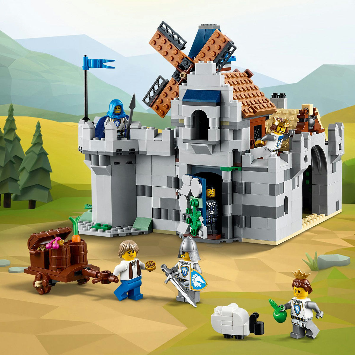 LEGO Creator 31168 Medieval Horse Knight Castle-6
