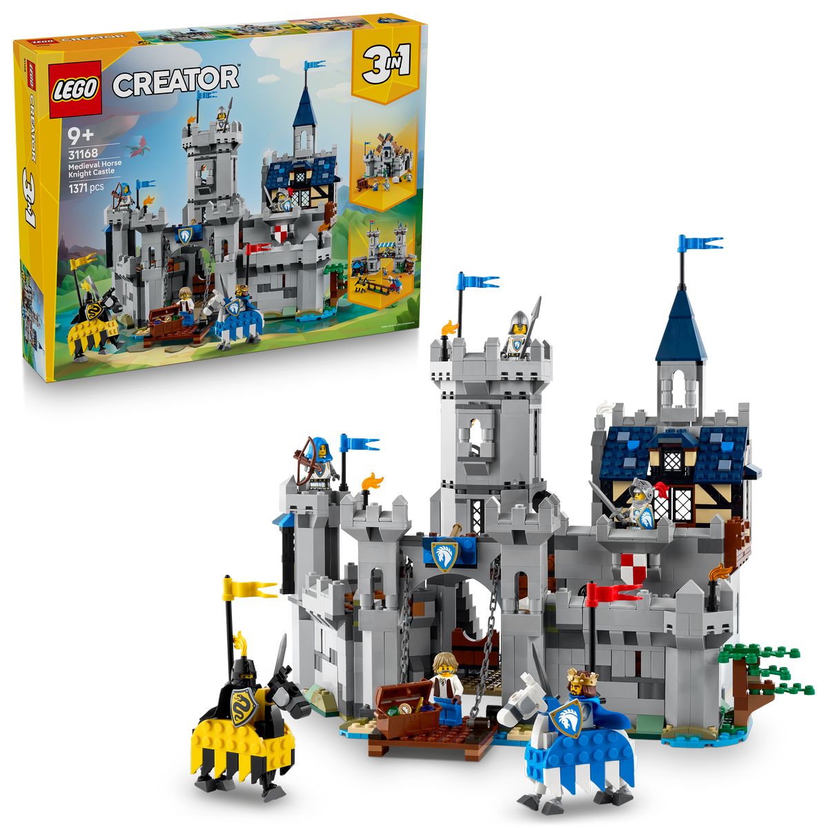 LEGO Creator 31168 Medieval Horse Knight Castle-1