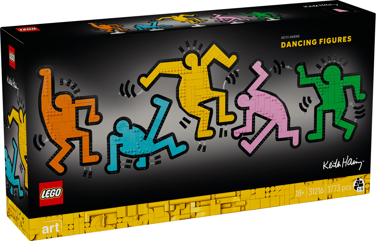 LEGO ART 31216 Keith Haring – Dancing Figures-2