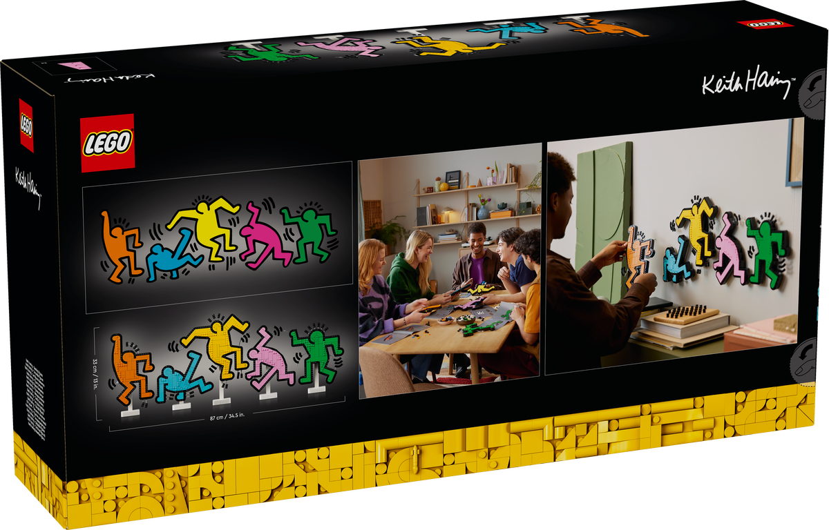 LEGO ART 31216 Keith Haring – Dancing Figures-3