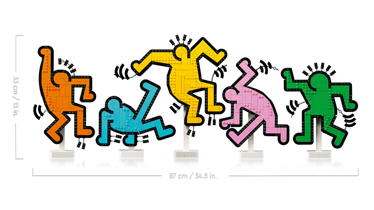 LEGO ART 31216 Keith Haring – Dancing Figures-5