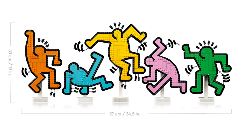 LEGO ART 31216 Keith Haring – Dancing Figures-5