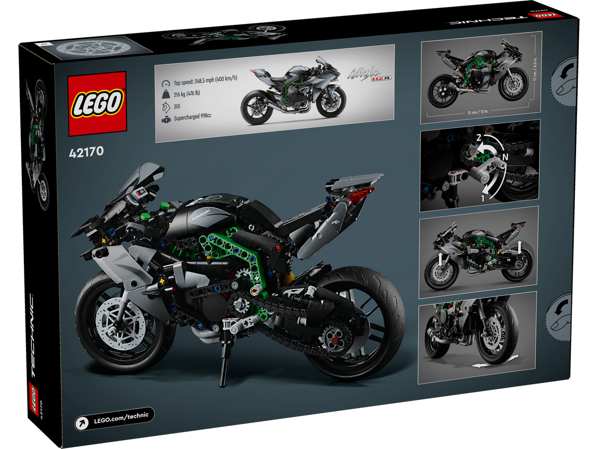 LEGO Technic 42170 Kawasaki Ninja H2R Motorcycle-3