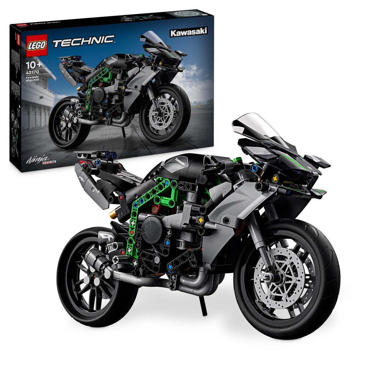 LEGO Technic 42170 Kawasaki Ninja H2R Motorcycle-1
