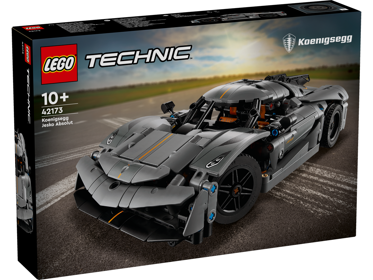 LEGO Technic 42173 Koenigsegg Jesko Absolut Gray Hypercar-2