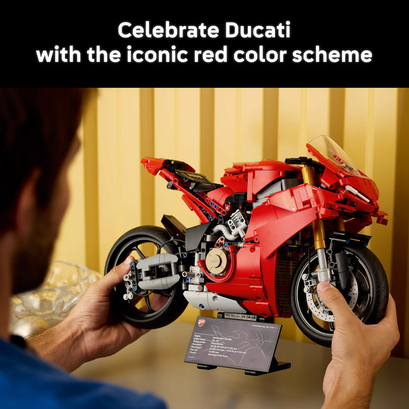 LEGO Technic 42202 Ducati Panigale V4 S Motorcycle-4