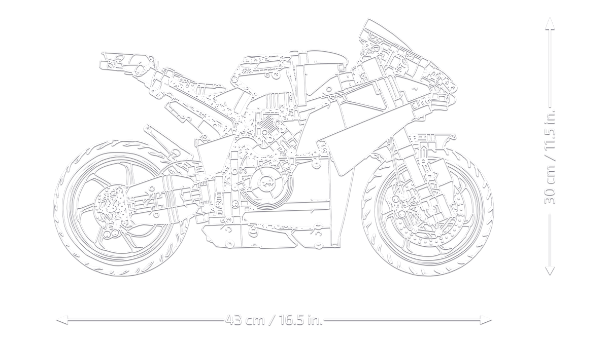 LEGO Technic 42202 Ducati Panigale V4 S Motorcycle-7