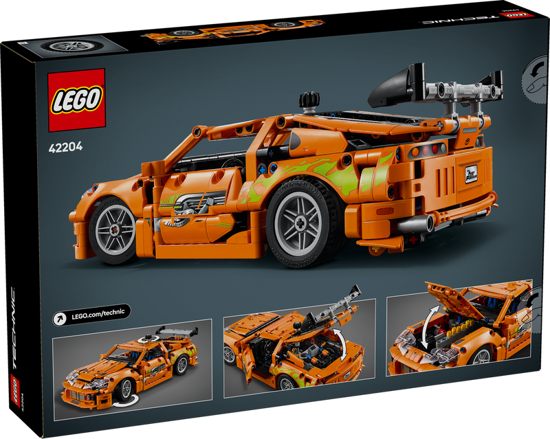LEGO Technic 42204 Fast and Furious Toyota Supra MK4-3