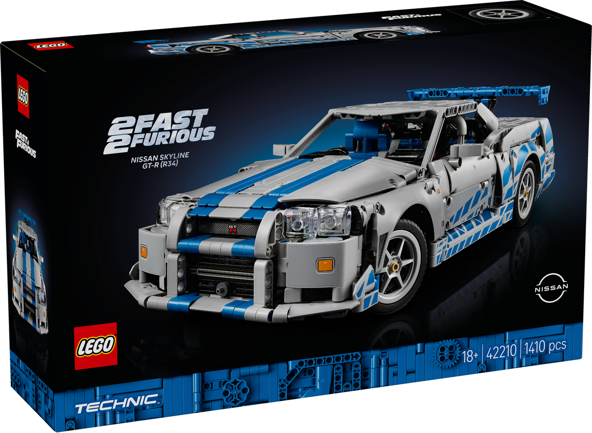 LEGO Technic 42210 2 Fast 2 Furious Nissan Skyline GT-R (R34) Car-2