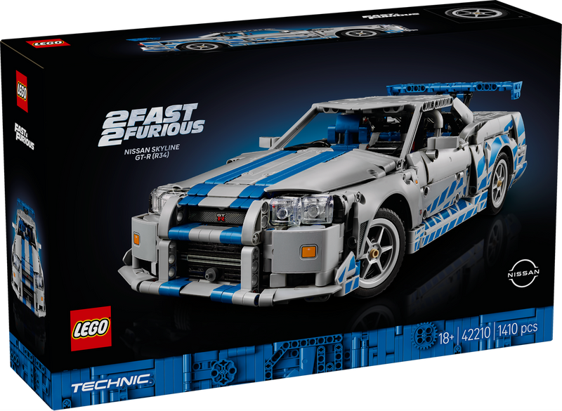 LEGO Technic 42210 2 Fast 2 Furious Nissan Skyline GT-R (R34) Car-2