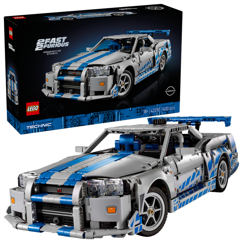 LEGO Technic 42210 2 Fast 2 Furious Nissan Skyline GT-R (R34) Car-1