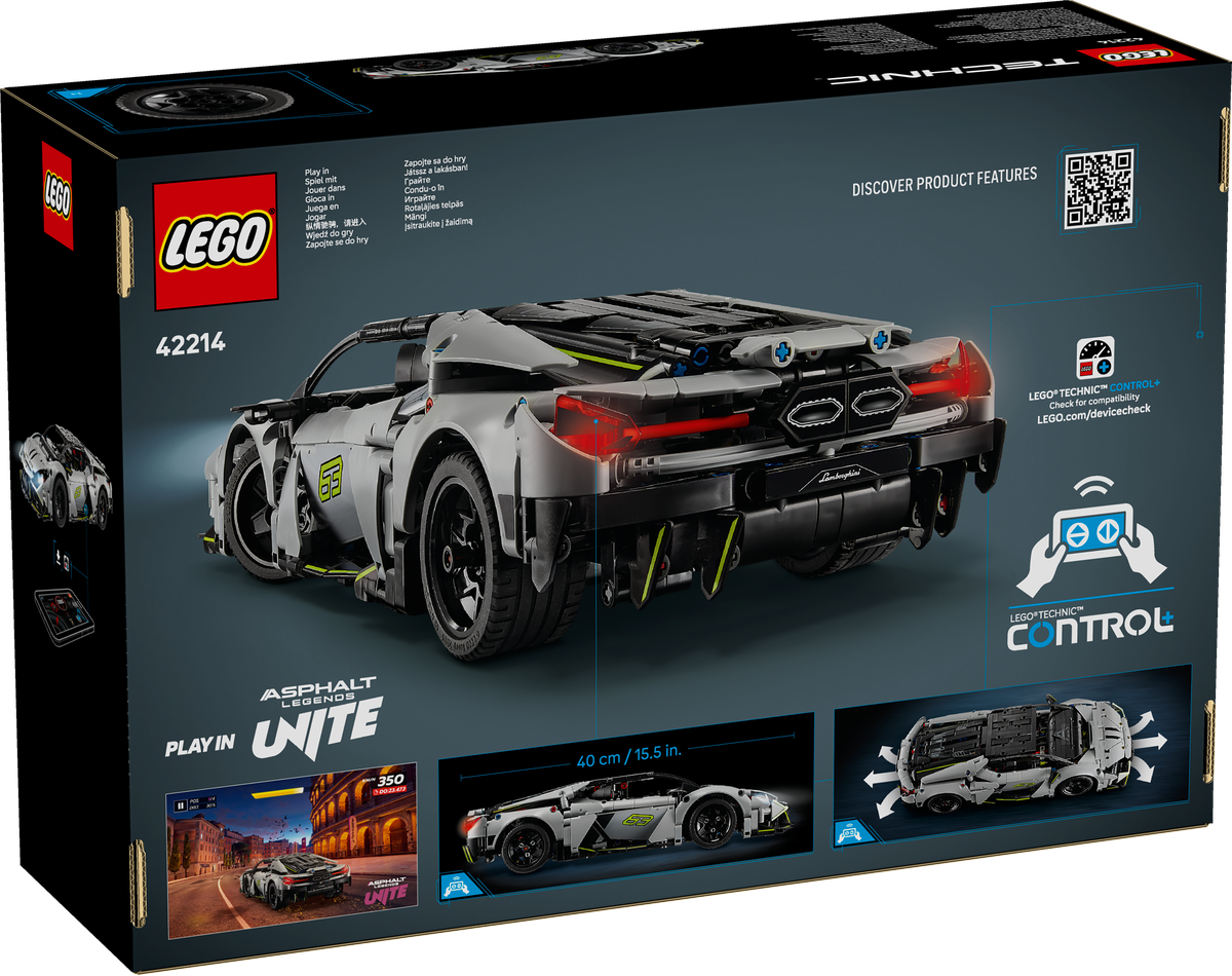 LEGO Technic 42214 Lamborghini Revuelto Super Sports Car-3