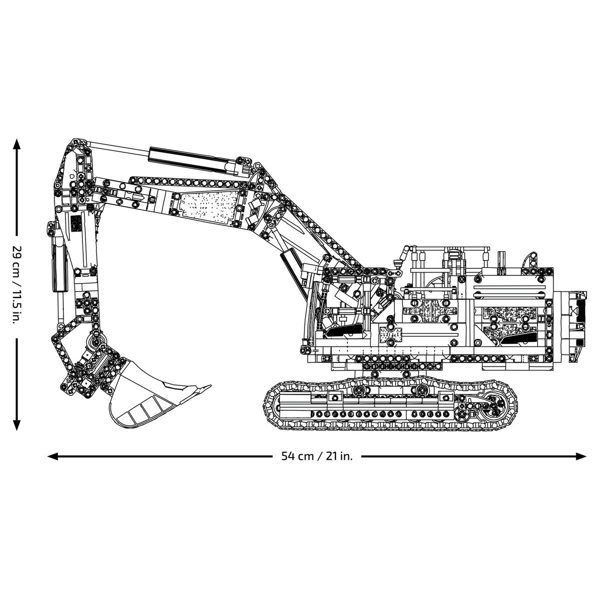 LEGO Technic 42215 Volvo EC500 Hybrid Excavator-5