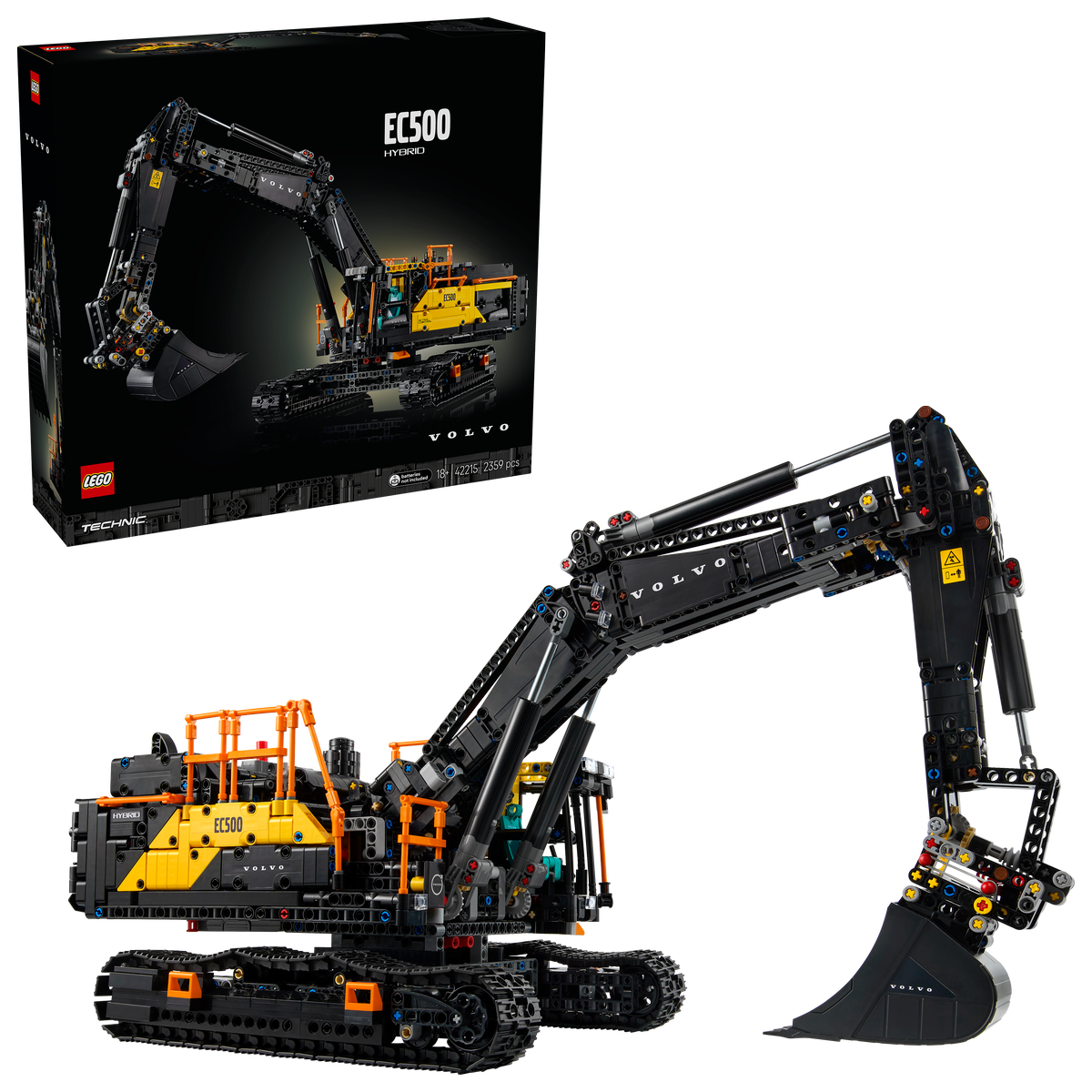 LEGO Technic 42215 Volvo EC500 Hybrid Excavator-1