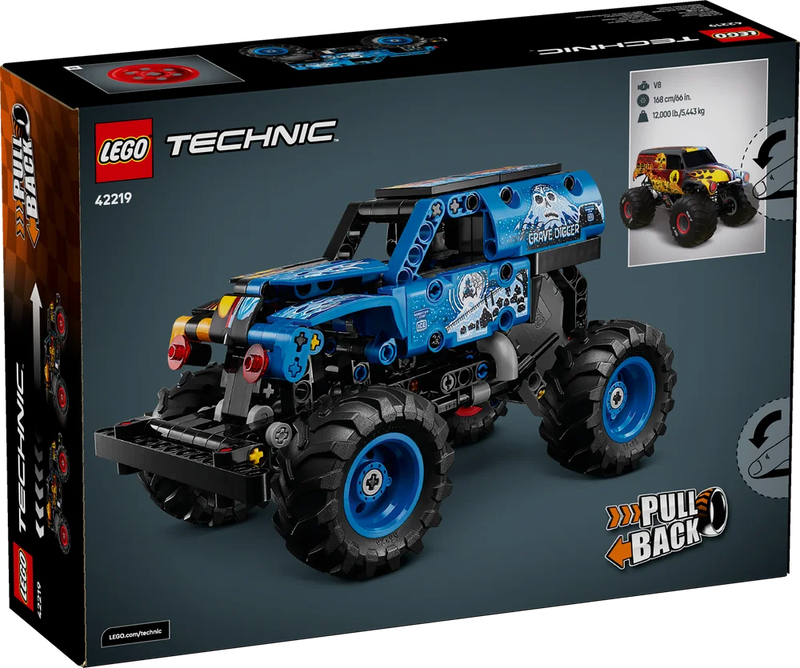 LEGO Technic 42219 Monster Jam Grave Digger Fire and Ice-4