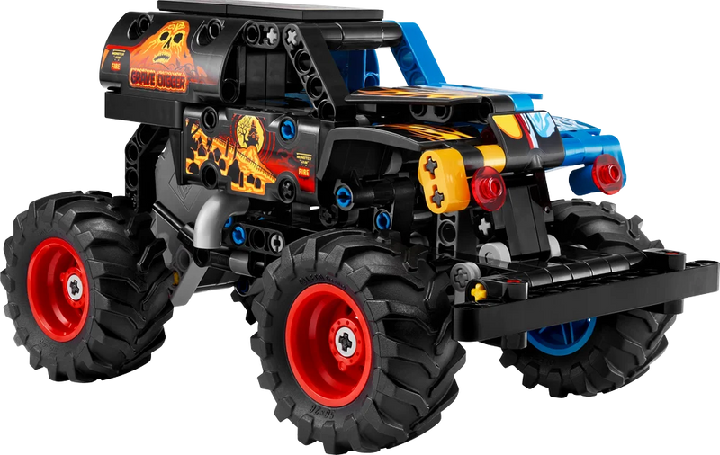 LEGO Technic 42219 Monster Jam Grave Digger Fire and Ice-3