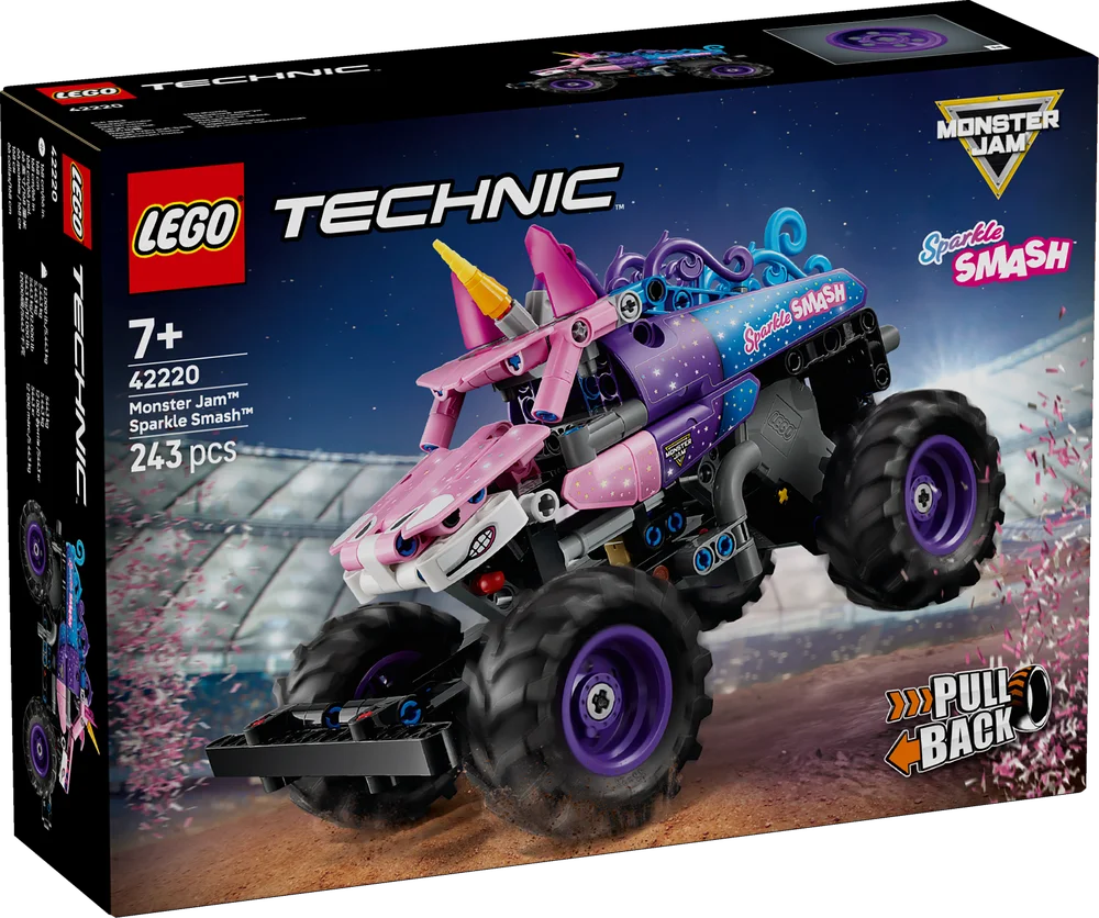LEGO Technic 42220 Monster Jam  Sparkle Smash Pull-Back-2