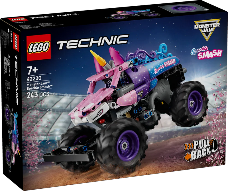 LEGO Technic 42220 Monster Jam  Sparkle Smash Pull-Back-2